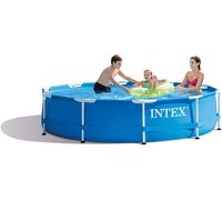 Piscine Rond Point 305X76CM Métal Structure Intex 28200