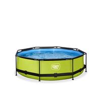 Piscine Ronde Ø300cm Avec Pompe Filtrante Pour Jardin Vert TU