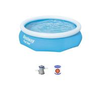 Piscine ronde gonflable Bestway 57270 305 x 76 cm avec pompe de filtration, 3 63