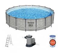 Piscine steelpromax - 488x122 avec pompe