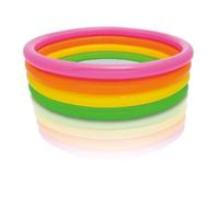 Intex Pools Piscine gonflable pour enfants Sunset Glow 56441 168 x 46 cm 4 anneaux