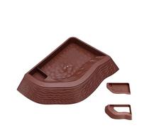 Piscine Tortue Terrestre Mangeoire, Plat d'eau Bassin pour Tortue de Piscine avec Rampe, Bol d'eau pour Reptiles avec Échelle,pour LéZards Et Gecko,Tortues (A)