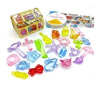 Piscine trésor Pierres précieuses - Boîte de Pirate de plongée avec Diamants Scintillants | Cristaux sous-Marins pour Jeu d'entraînement Jouet éducatif Natation