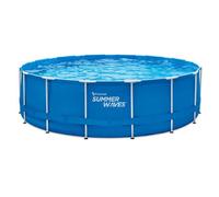 Piscine tubulaire Active Frame Pool ronde 4,57 x 1,22 m - Summer Waves Bleu G