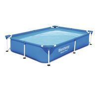 Bestway Piscine hors-sol Steel Pro Rectangle 221 x 150 x 43 cm Bleu clair