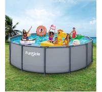 Piscine tubulaire FUNSICLE Oasis Designer grise