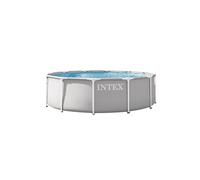 Intex Pools Kit piscine tubulaire Pris Frame 366x99 cm ronde (pompe, cartouche, échelle)