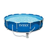 Piscine tubulaire Intex Metal Frame 3,66 x 0,76 m + épurateur 1,7 m³/h