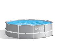 Intex 28270NP Piscine hors sol Rond 10600 L Gris