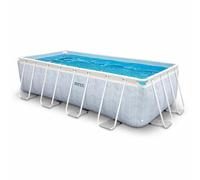 Piscine tubulaire Chevron rectangulaire 4,00 x 2,00 x 1,00 m - Intex