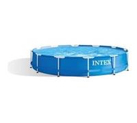 Piscine tubulaire Intex - Ronde - Metal Frame - 3,66 x 0,76 m - Accessoires inclus - Bleu Bleu G
