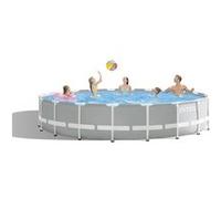 Piscine tubulaire ronde Intex Prism Frame 6,10 x 1,32 m