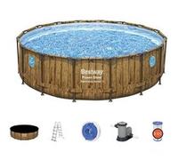 Piscine tubulaire Bestway Ronde Power Steel Swim Vista 4,88 x h1,22m