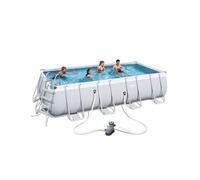 Piscine tubulaire rectangle Power Steel 5.49 x 2.74 x H.1.22m - Filtre à cartouche
