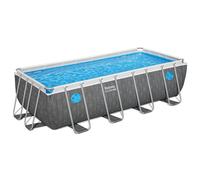 Piscine tubulaire rectangulaire Bestway Steel Pro Max Splashview 4,88 x 2,44 x 1,22 m + Filtration + Accessoires