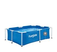 Piscine Tubulaire rectangulaire Funsicle 2,13 m x 1,52 m x 0,61 m, Bleu