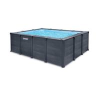 Intex 26396GN piscine hors sol Rectangle Bleu, Gris