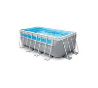 Piscine tubulaire rectangulaire Intex Prism Frame Clearview 4 x 2 x 1,22 m