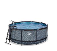 Piscine EXIT Toys Stone Grey ø360 + Pompe de Filtration