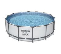 Piscine tubulaire ronde steel pro max Ø 4.27 x h.1.22 m - grise
