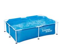 Summer Waves Piscine hors-sol tubulaire rectangulaire - 213 x 152 x 61 cm - 10546