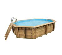 Piscine Ubbink bois Azura - 300 x 400 x H 120 cm (Filtre à sable)