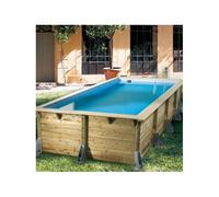 Piscine en bois rectangulaire Ubbink Azura 350 x 505-Beige