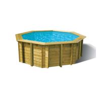 Piscine Ubbink bois Sunwater - Ø 360 x H 120 cm (Filtre à sable)