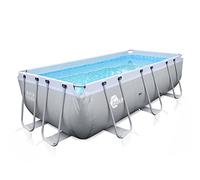 Piscine your GEAR avec cadre en acier - divers modèles/tailles - ronde, rectangulaire ou carrée, 70-122 cm de haut, cadre en acier, piscine de jardin, piscine hors sol, bassin de 300x200, 300x300