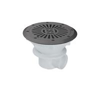 Bonde de fond liner de coloris gris anthracite pour piscine enterrée
