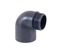PISCINEO Coude Mixte Angle 90° PVC Pression 32-1'' 1/4