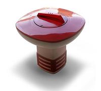 Diffuseur de chlore flottant rouge et blanc