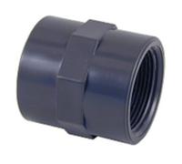 PISCINEO Manchon taraudé PVC Pression fileté 1/2" des 2 côtés