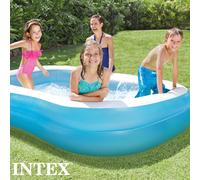 Piscinette bleu et blanc TU