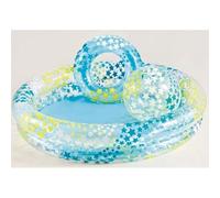 Piscinette + Bouée + Ballon Intex