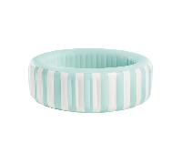 Intex Pools Piscinette gonflable Frenchy 56182NP rayures turquoise et blanche dès 3 ans