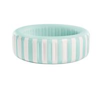 Intex Pools Piscinette gonflable Frenchy 56182NP rayures turquoise et blanche dès 3 ans