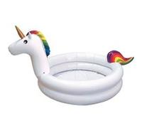 Piscinette gonflable licorne 130 cm Blanc G