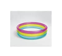 Intex - Piscinette pataugeoire gonflable Rainbow - Diam. 86 x H. 25 cm - Rainbow Multicolore G