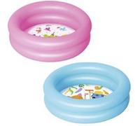 Piscinette ronde 2 boudins - D 61 x H 15 cm - Rose Multicolore G