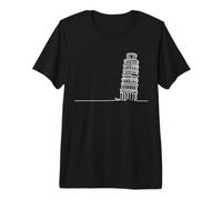 Pise Line Art Voyageur T-Shirt Haut de Gamme