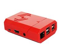 PiShell Coque de protection pour Raspberry Pi 3 B+ et appareil photo Rouge