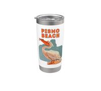 PISMO-BEACH Tenue de surf Pelikan, style vacances Gobelet isotherme en acier inoxydable double paroi