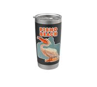 PISMO-BEACH Tenue de surf Pelikan, style vacances Gobelet isotherme en acier inoxydable double paroi