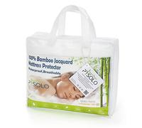 PISOLO Protège Matelas Imperméable Bambou 90x200, Couvre Matelas Luxe Confort Respirant Surmatelas Hygiénique Anti-acariens Imperméable, Super Protecteur, Barrière Anti-Fuite, Doux et Silencieux