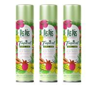 PisPás Pack de Shampoo Sec Tropical - Set de 3 Unités pour des Cheveux Frais et Volumineux Instantanément, Idéal pour une Utilisation Rapide et Quotidienne.