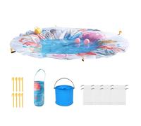 Pisque De Plage pour Tout-Petit, 2 en 1 Pool pour Enfant Et Couverture De, Eau De Sable Jouent Un Jouet D'été pour Garçons Filles Enfant