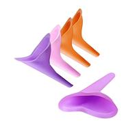 Pisse Debout Femme,5 Pcs Toilette Camping Urinoir en silicone réutilisable pour femme Entonnoir pour uriner debout Pratique et Confortable pour Le Camping la Randonnée Les Activités de Plein Air