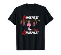 Pissé par Angepasst Be Different Flamingo Anarchie T-Shirt