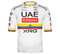 Pissei UAE TEAM EMIRATES-XRG Maillot manches courtes Champion d'Équateur blanc